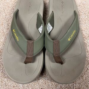 Columbia Green and Brown Sandals